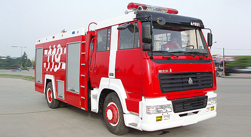 斯太爾單橋水罐消防車
