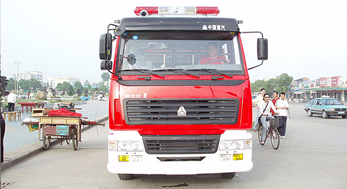 斯太爾單橋水罐消防車